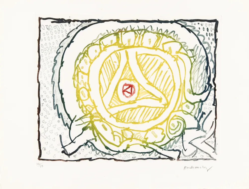 Ets Alechinsky - Astres et désastres VIII