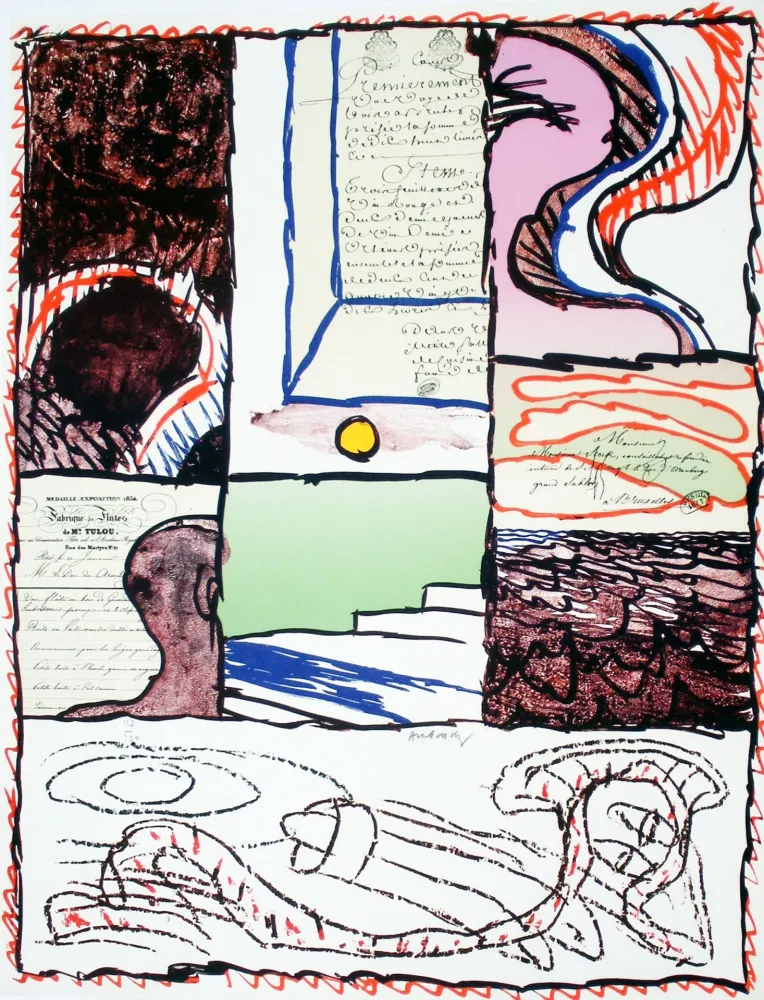 Lithografie Alechinsky - Avant 1981 