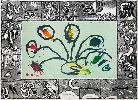 Lithografie Alechinsky - Babord