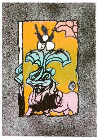 Lithografie Alechinsky - Boeuf gros sel