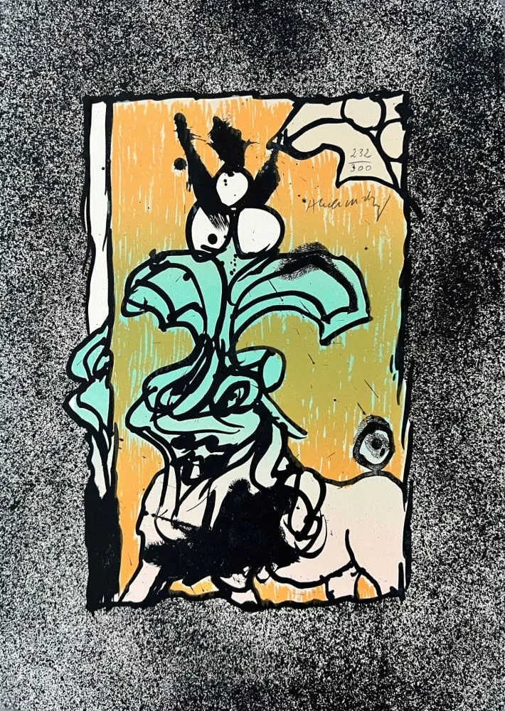 Lithografie Alechinsky - Bœuf gros sel