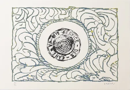 Lithografie Alechinsky - Bouche d'eau