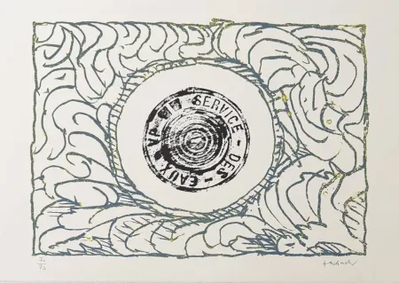 Lithografie Alechinsky - Bouche d'eau