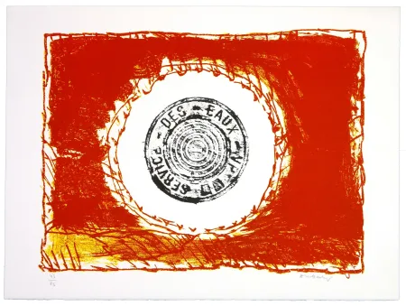 Lithografie Alechinsky - Bouche d'eau II