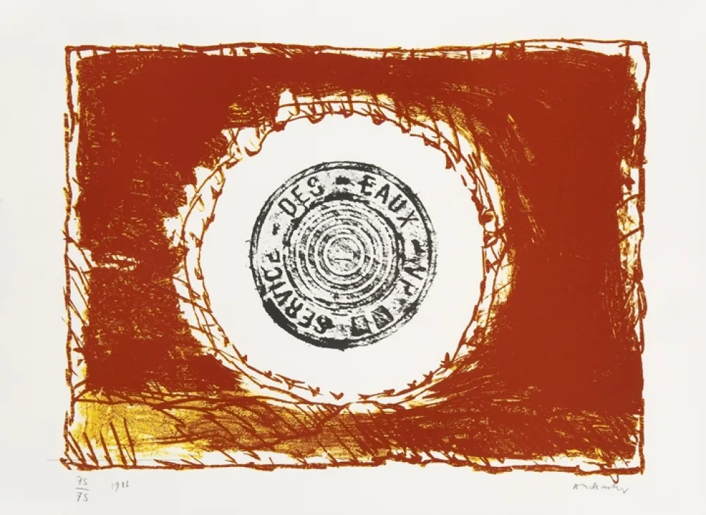 Lithografie Alechinsky - Bouche d'eau II