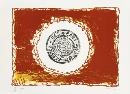 Lithografie Alechinsky - Bouche d'eau II