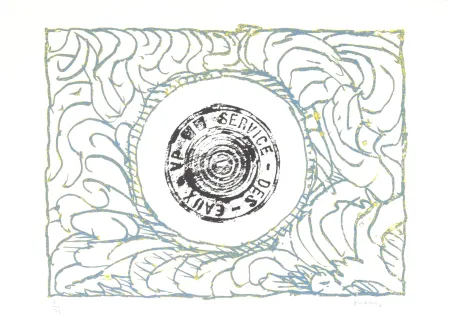 Lithografie Alechinsky - Bouche d’eau III