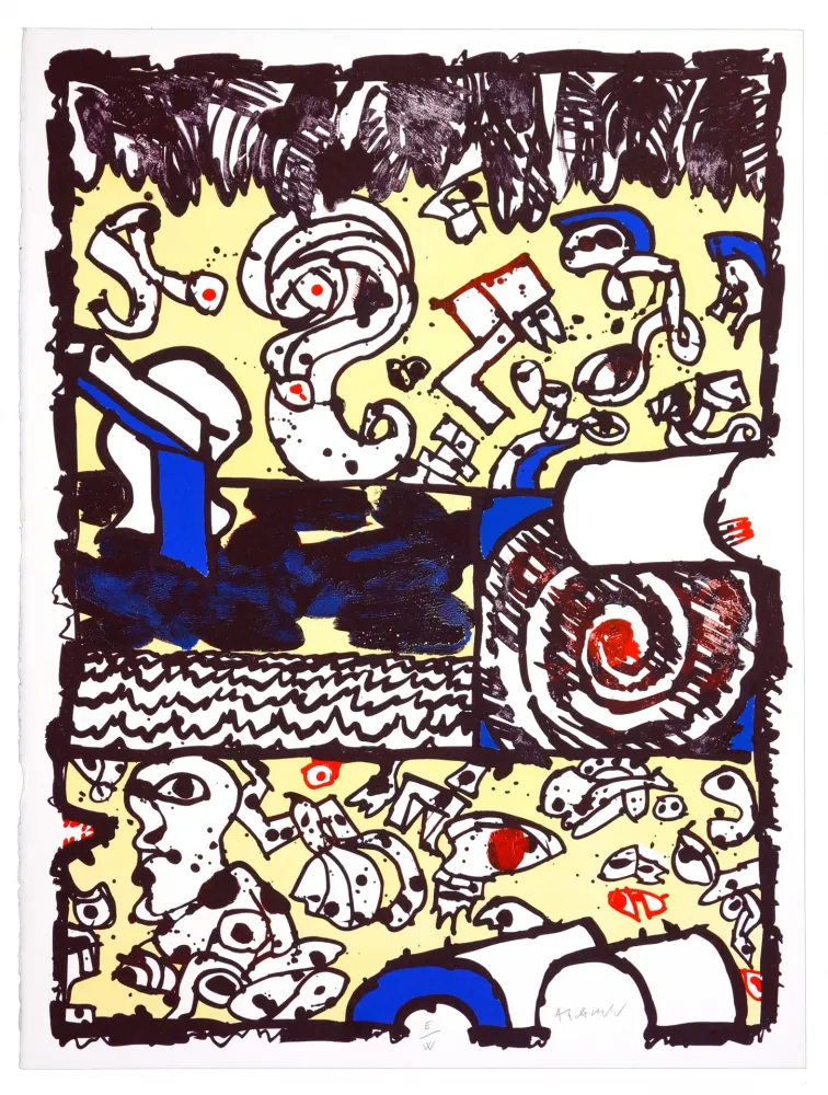 Lithografie Alechinsky - Bridge 