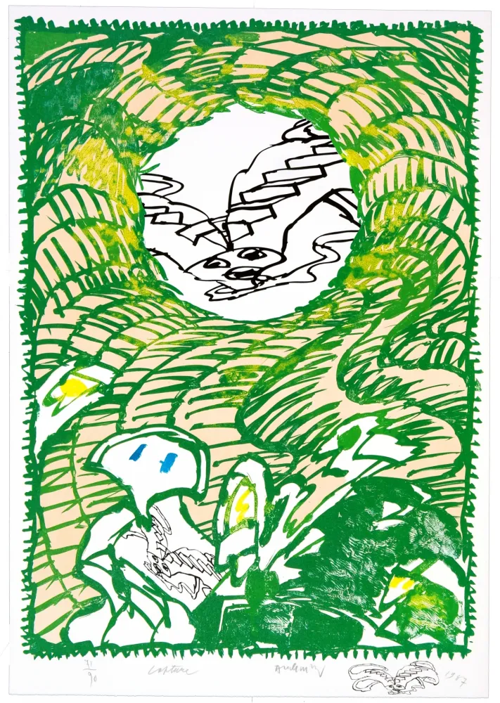Lithografie Alechinsky - Capture