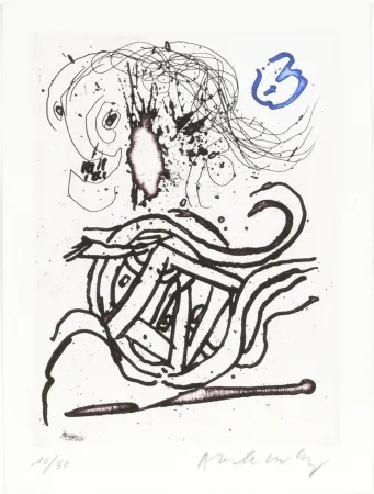 Ets Alechinsky - Carré blanc II