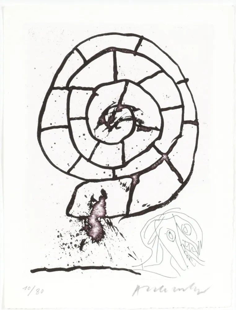 Ets Alechinsky - Carré blanc III