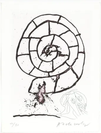 Ets Alechinsky - Carré blanc III