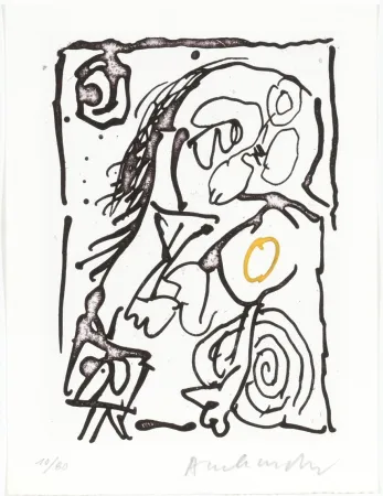 Ets Alechinsky - Carré blanc V