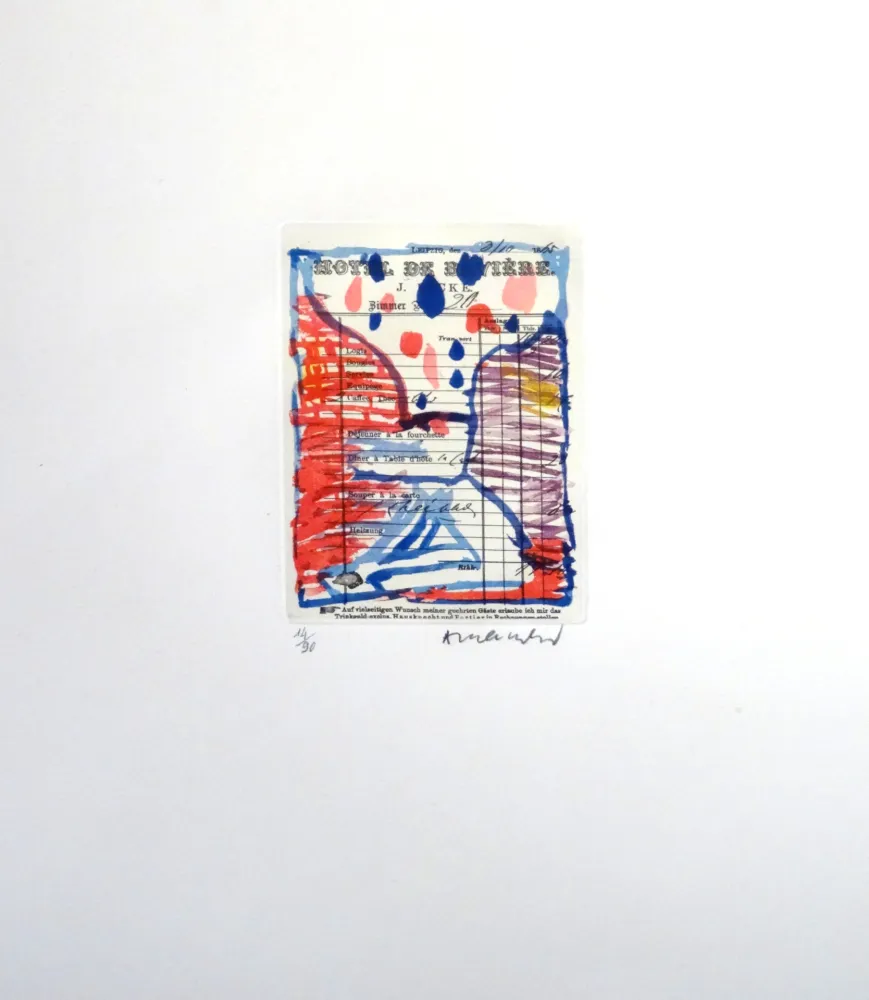 Ets Alechinsky - Carta Carta (Planche II)