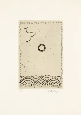 Ets En Aquatint Alechinsky - Cerclitude 01