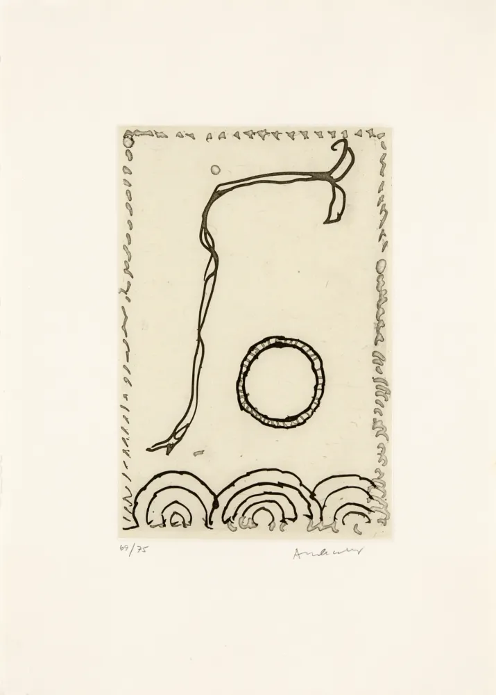 Ets En Aquatint Alechinsky - Cerclitude 03