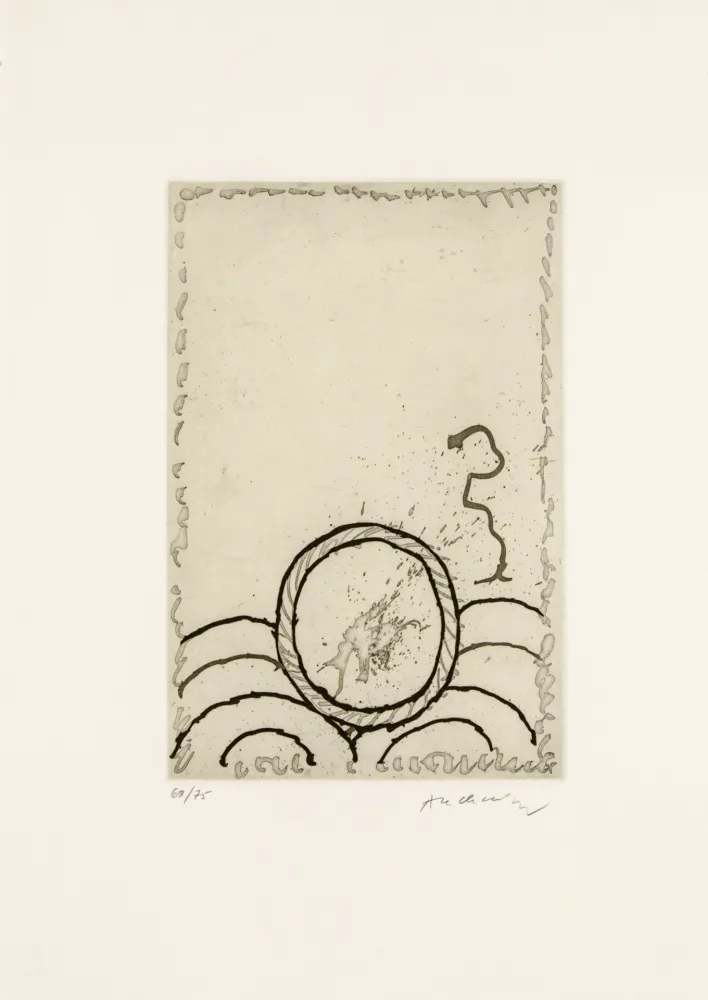 Ets En Aquatint Alechinsky - Cerclitude 04