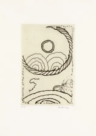 Ets En Aquatint Alechinsky - Cerclitude 06
