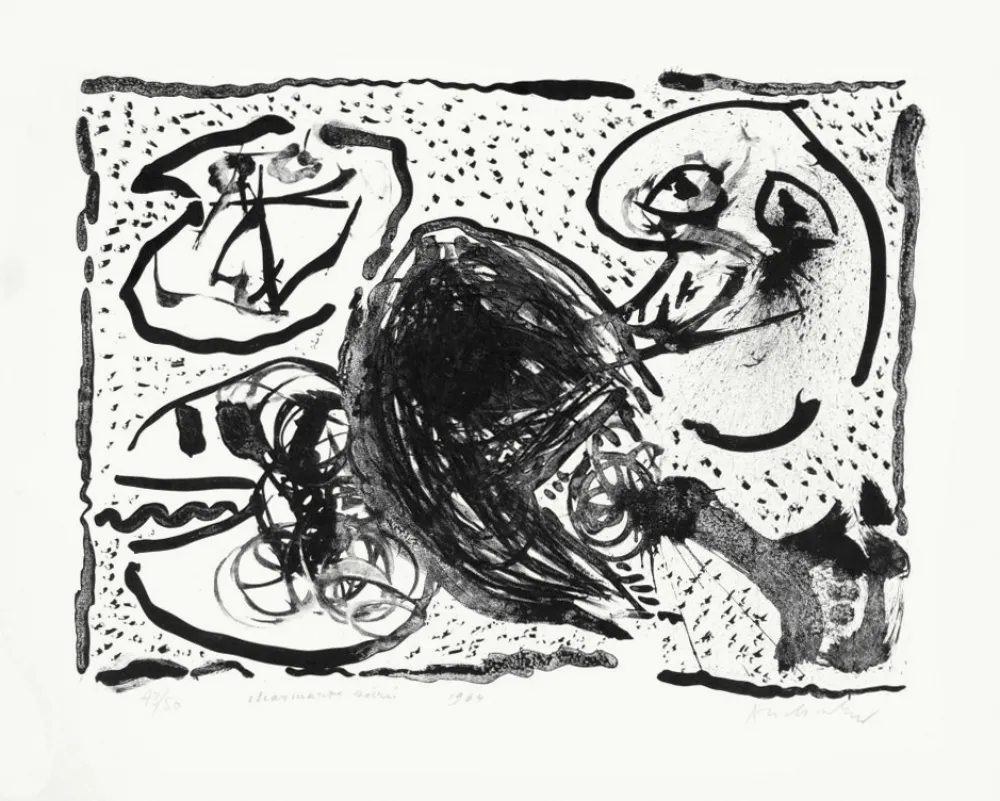 Lithografie Alechinsky - Charmante soirée