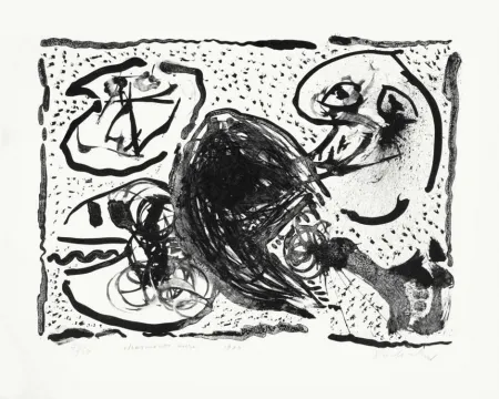 Lithografie Alechinsky - Charmante soirée