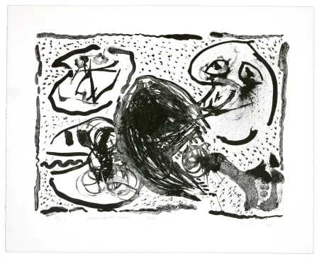 Lithografie Alechinsky - Charmante soirée