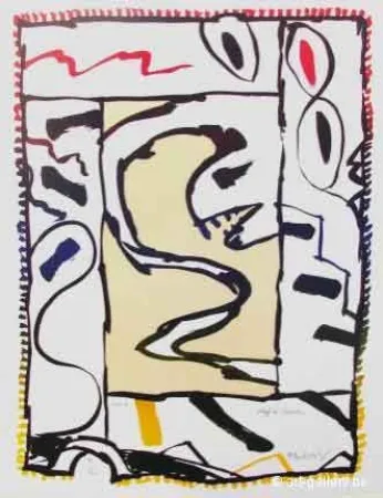 Lithografie Alechinsky - Chef de service