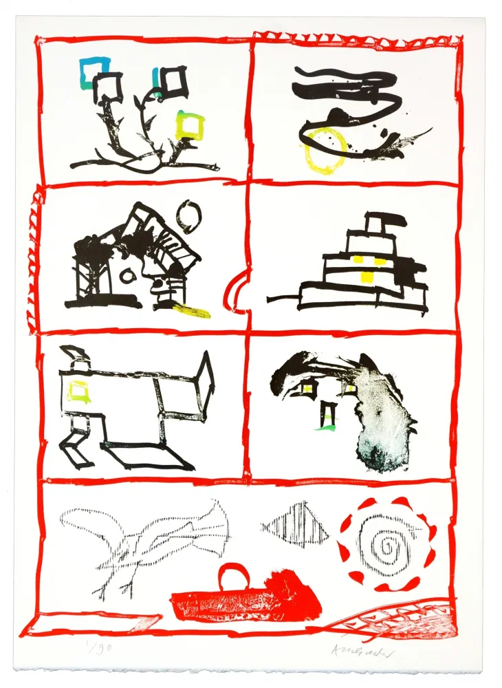 Lithografie Alechinsky - Cherbourg