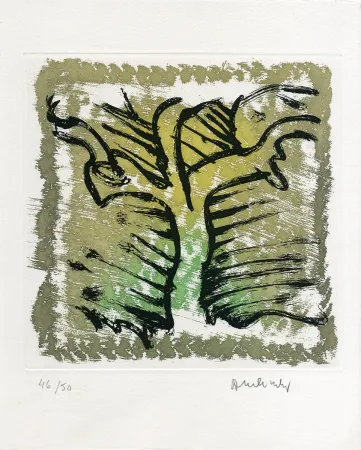 Ets En Aquatint Alechinsky - Choses rapportées du Japon