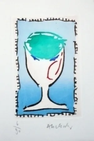 Ets En Aquatint Alechinsky - Cigue