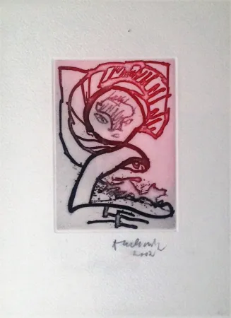 Lithografie Alechinsky - Cingrichat ou le Miroir Félin 