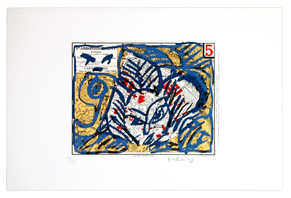 Lithografie Alechinsky - Cinquième arrondissement (Paris)