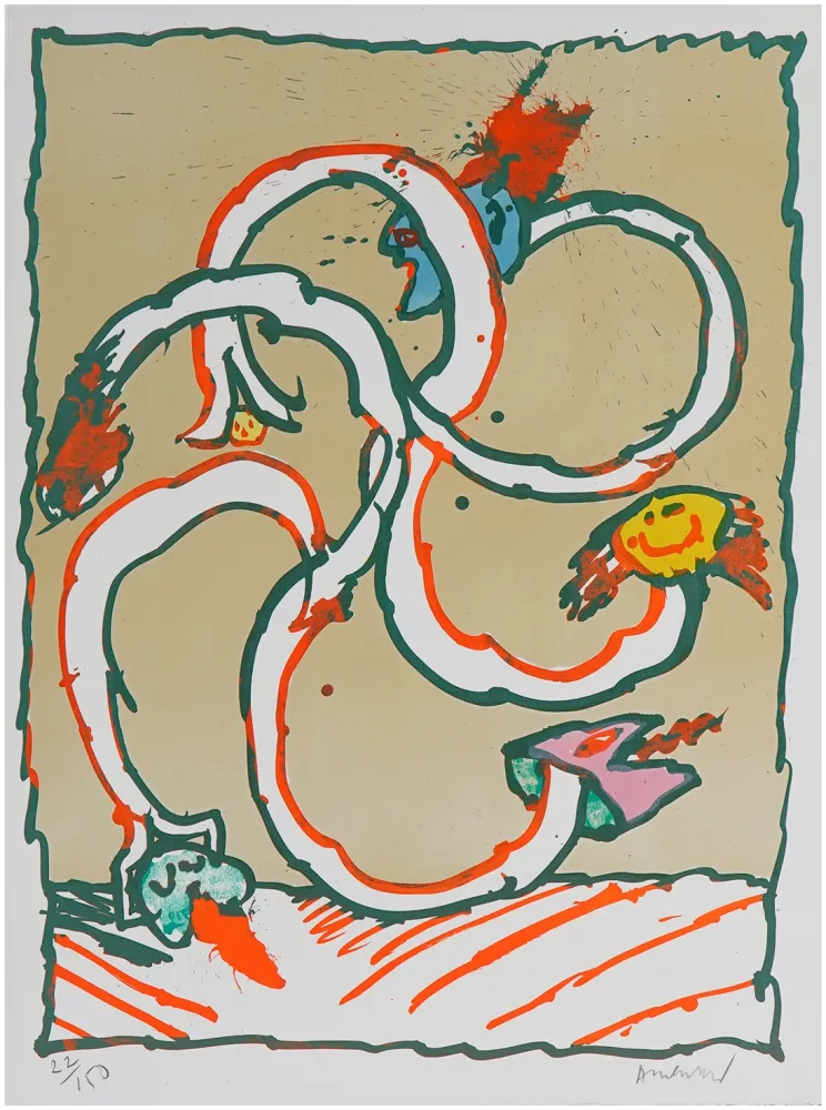 Lithografie Alechinsky - Cobroue