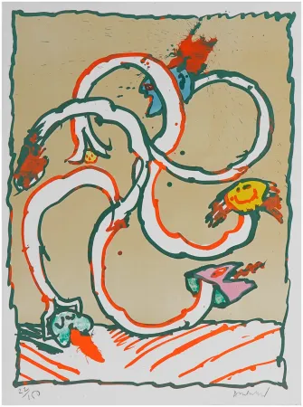 Lithografie Alechinsky - Cobroue