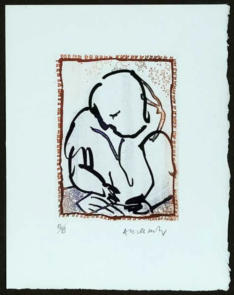 Gravure Alechinsky - Composition