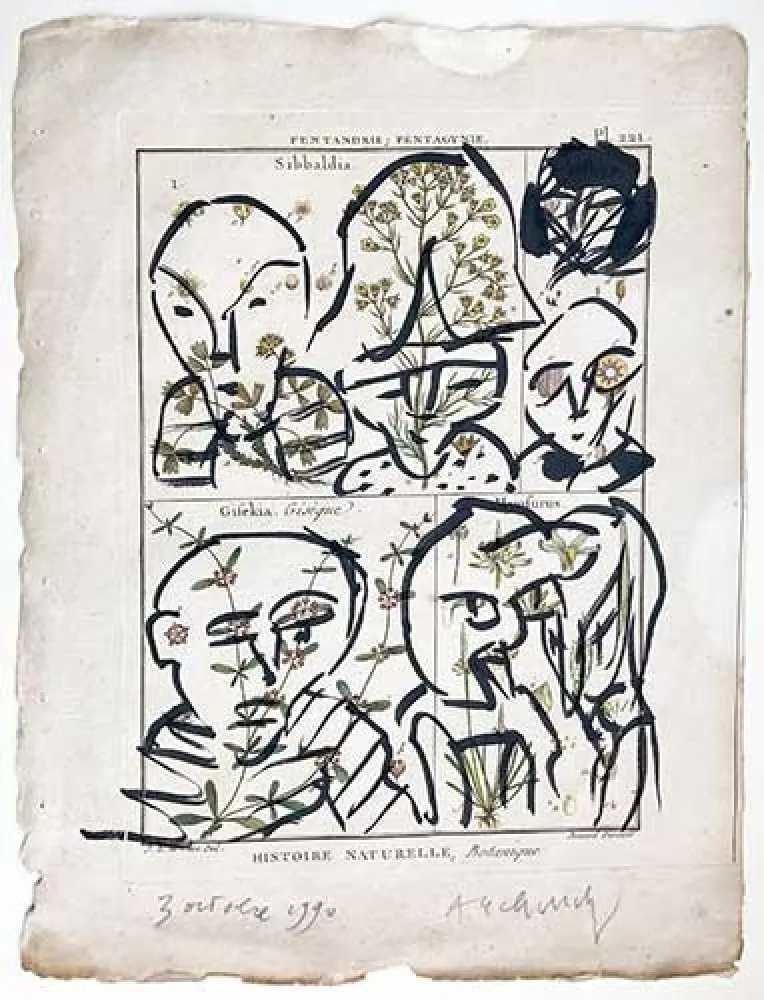 Geen Techniek Alechinsky - Composition