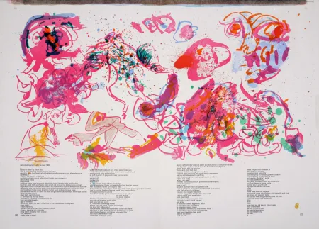 Lithografie Alechinsky - Composition - One Cent life, 1964