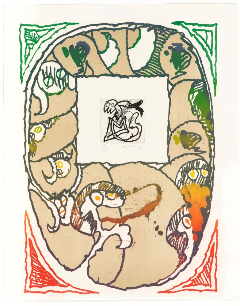 Lithografie Alechinsky - Coup de pattes