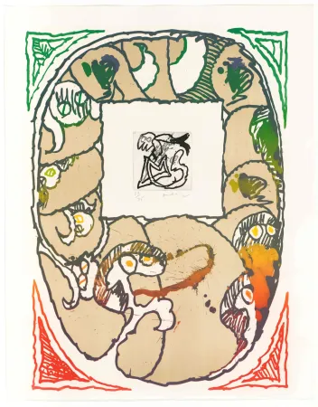 Lithografie Alechinsky - Coup de pattes