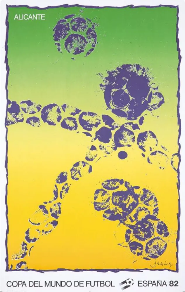 Lithografie Alechinsky - Coupe du Monde 82 - Espagne