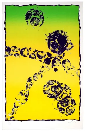 Lithografie Alechinsky - Coupe du Monde