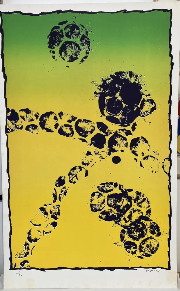 Zeefdruk Alechinsky - Coupe du monde de Football, 1982