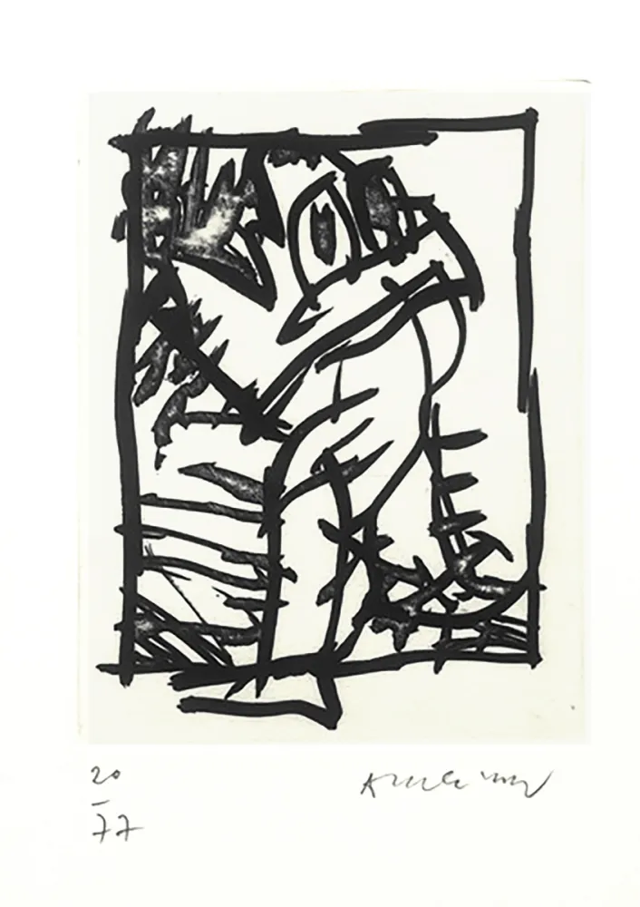 Geïllustreerd Boek Alechinsky - De singes et de mouches