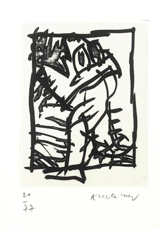 Geïllustreerd Boek Alechinsky - De singes et de mouches