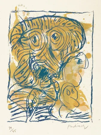 Lithografie Alechinsky - Derniers pas