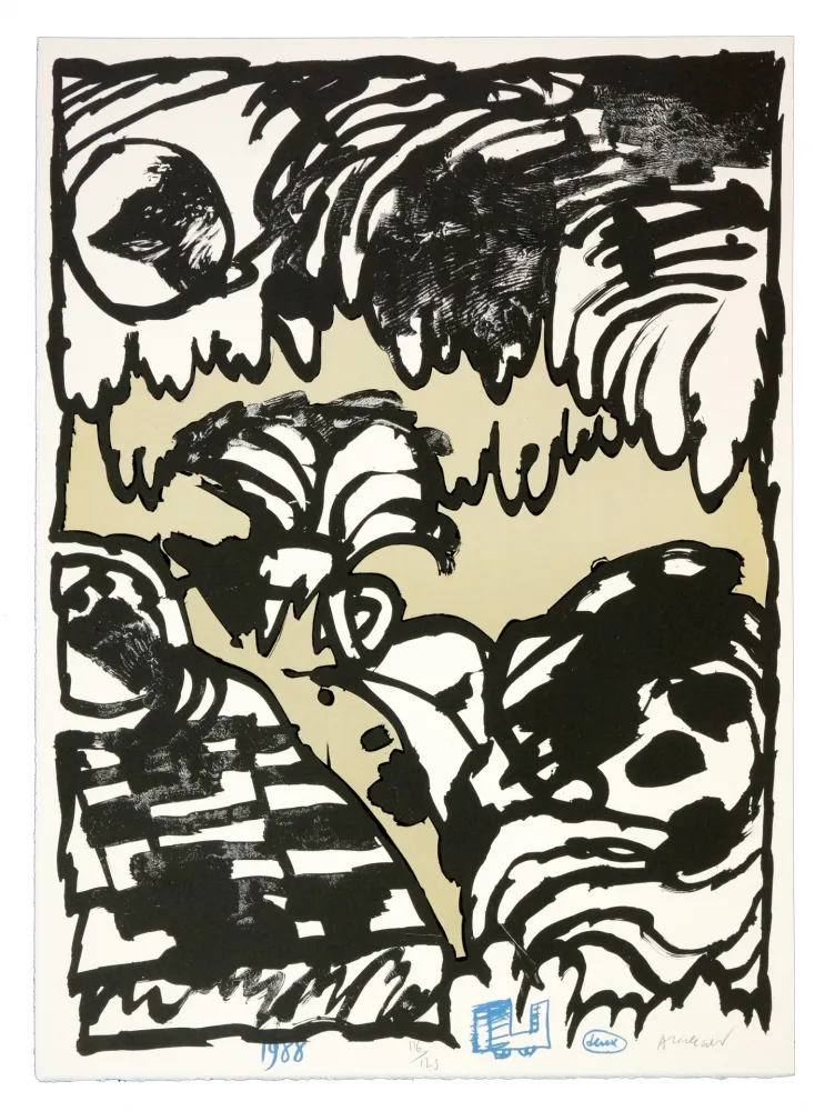 Lithografie Alechinsky - Deux