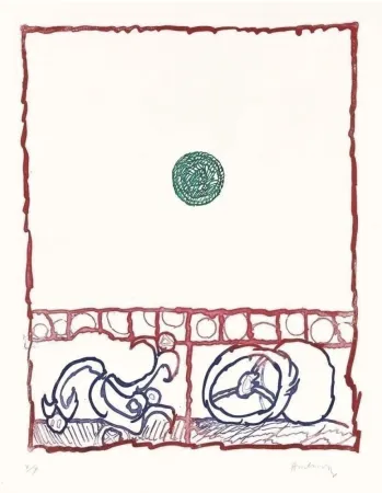 Gravure Alechinsky - Dévidoirs