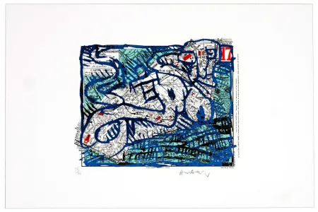 Lithografie Alechinsky -  Dix-septième arrondissement (Paris)