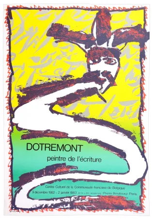 Lithografie Alechinsky - Dotremont peintre de l'écriture