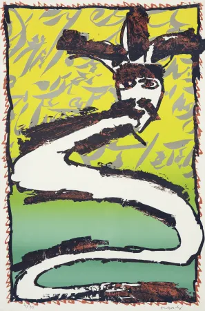 Lithografie Alechinsky - Dotremont peintre de l'écriture