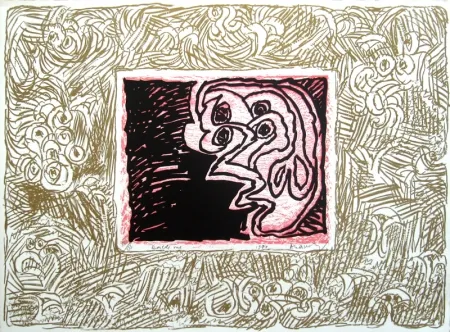 Lithografie Alechinsky - Double vue